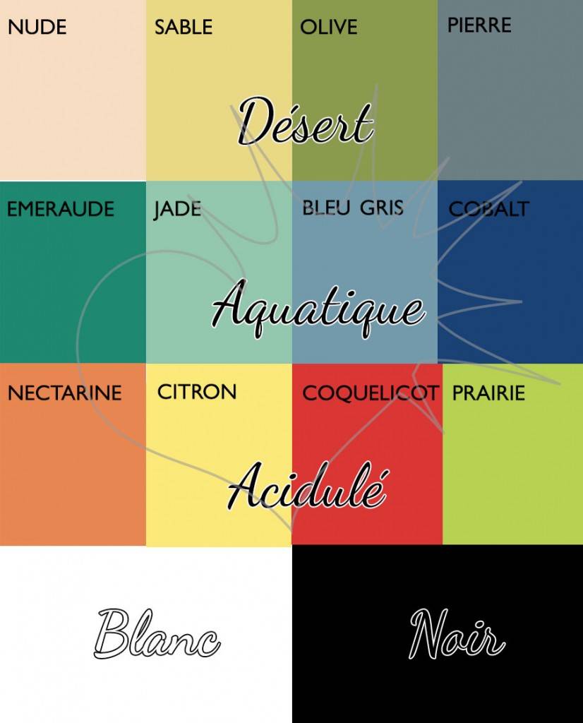 color-mania tableau des couleurs tendances été 2013