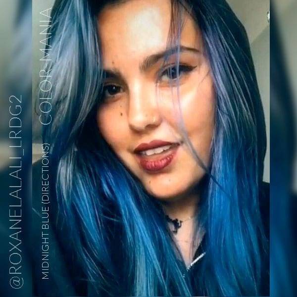 Merci Roxane :) Coloration Cheveux Bleu Minuit - Directions | Color-Mania