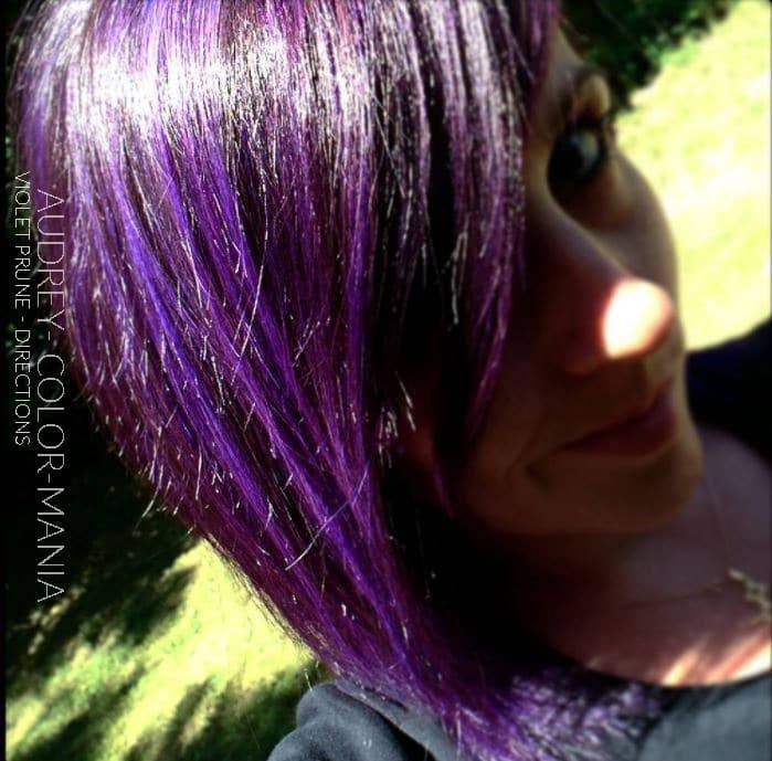 Merci Audrey ! - Coloration Cheveux Violet Prune (Plum) - La Riché Directions - Color-Mania
