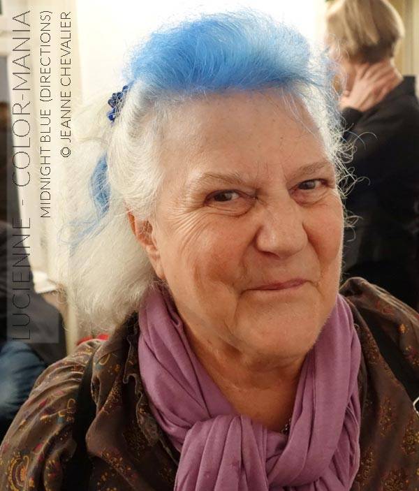 Merci Lucienne :) Coloration Cheveux Bleu Minuit - Directions | Color-Mania