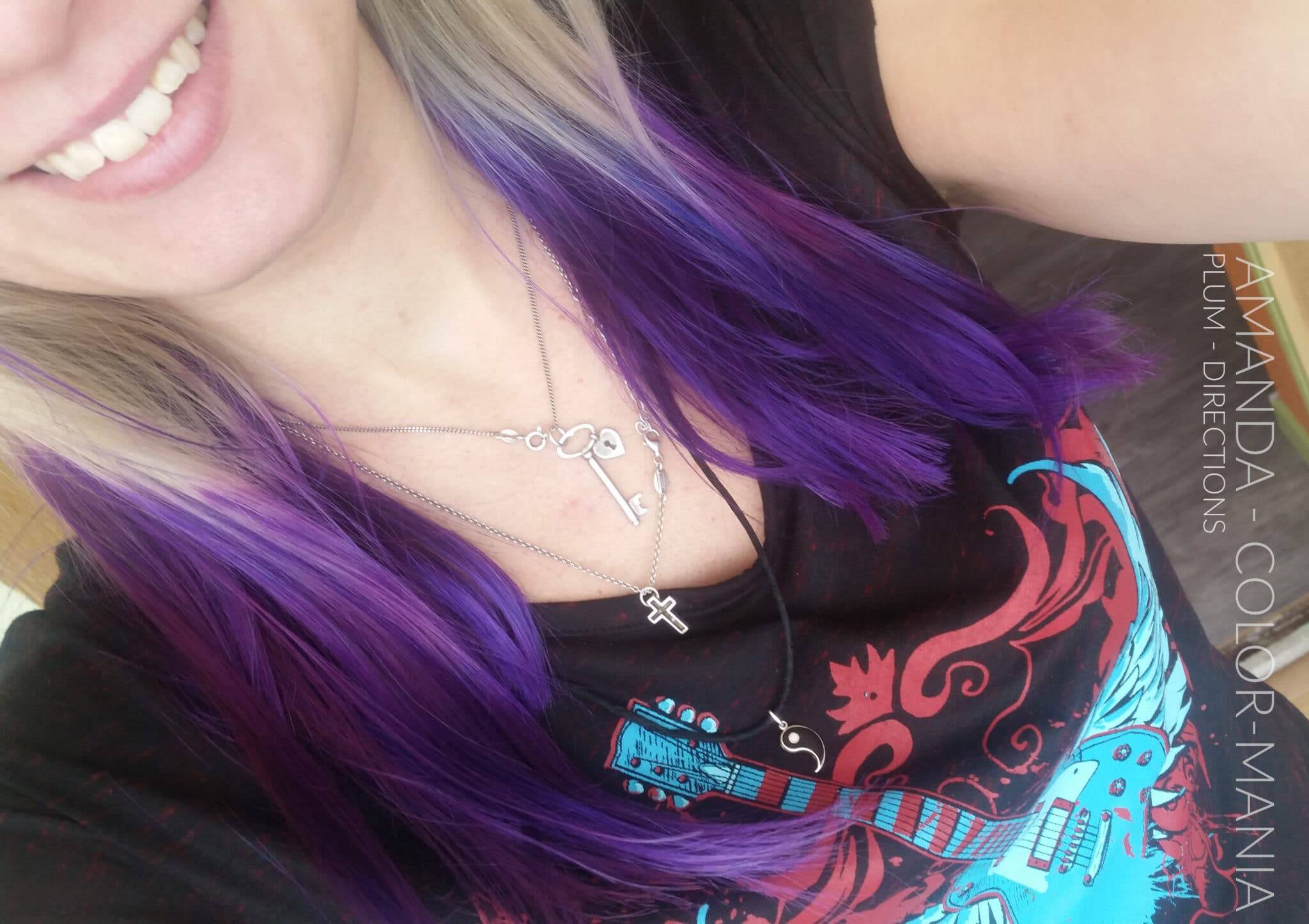 Merci Amanda ! :) - Coloration Cheveux violet Plum - La Riché Directions - Color-Mania