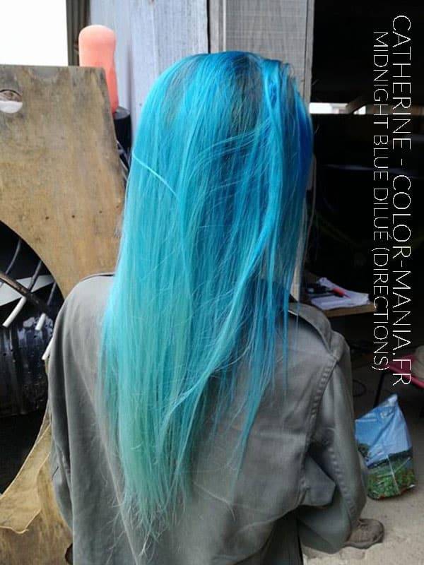 Coloration Cheveux Bleu Minuit - Directions | Color-Mania