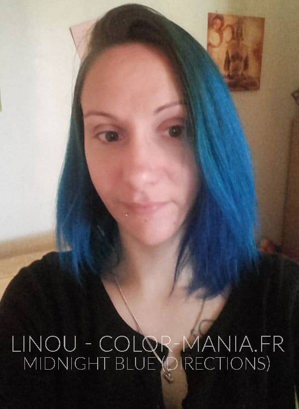 Coloration Cheveux Bleu Minuit - Directions | Color-Mania