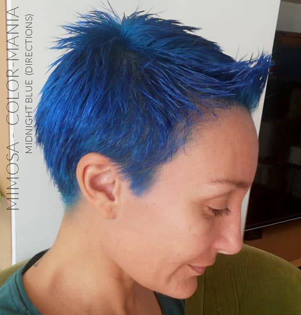 Merci Mimosa :) Coloration Cheveux Bleu Minuit - Directions | Color-Mania
