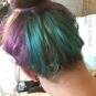 Merci Stéphanie :) Coloration Cheveux Violet et Turquoise - Directions