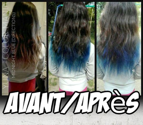 Merci Yuna :) Coloration Cheveux Bleu Minuit - Directions | Color-Mania