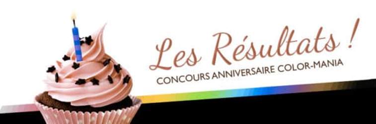 Résultats Concours Color-Mania