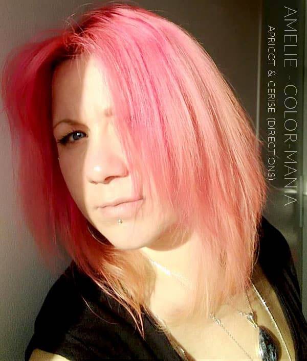 Merci Amélie :) Coloration Cheveux Rose Cerise - Directions | Color-Mania
