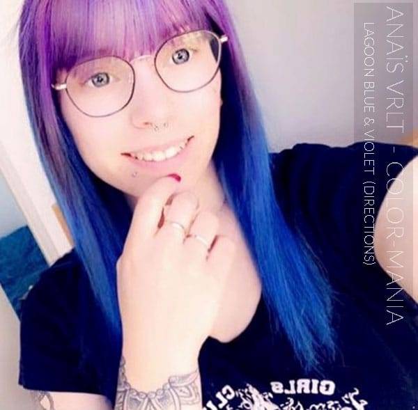 Merci Anaïs Vrlt :) Coloration Cheveux Bleu Lagon – Directions | Color-Mania