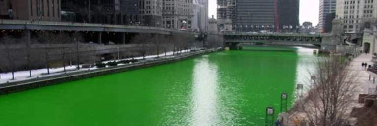 Rivière Chicago - Color-Mania - Vert - Domaine Public