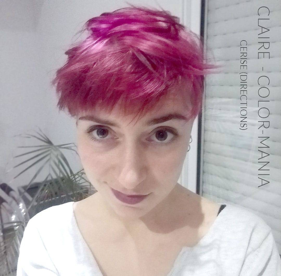 Merci Claire :) Coloration Cheveux Rose Cerise - Directions | Color-Mania