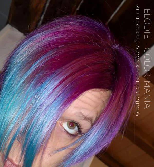 Merci Elodie :) Coloration Cheveux Bleu Lagon – Directions | Color-Mania