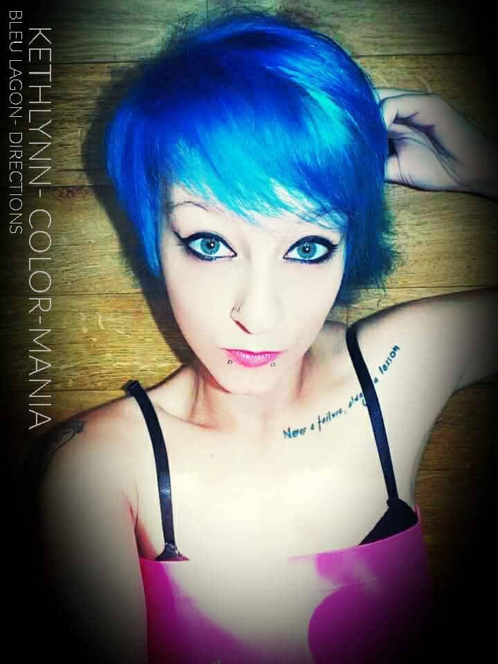 Merci Kethlynn ! :) - Coloration Cheveux Bleu Lagon - La Riché Directions - Color-Mania