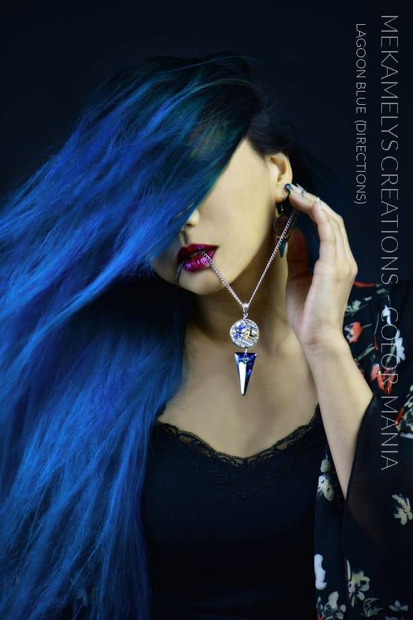 Merci MekaMelys Creations :) Coloration Cheveux Bleu Lagon – Directions | Color-Mania