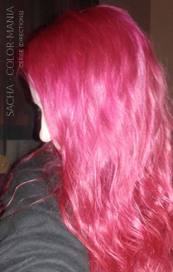 Merci Sacha :) Coloration Cheveux Rose Cerise - Directions | Color-Mania
