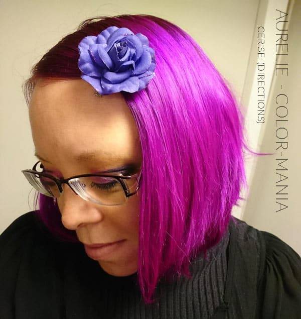 Merci Aurélie :) Coloration Cheveux Rose Cerise - Directions | Color-Mania