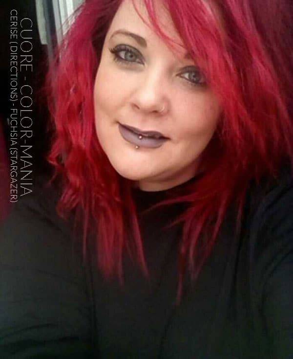 Merci Cuore :) Coloration Cheveux Rose Cerise - Directions + Fucshia - Stargazer