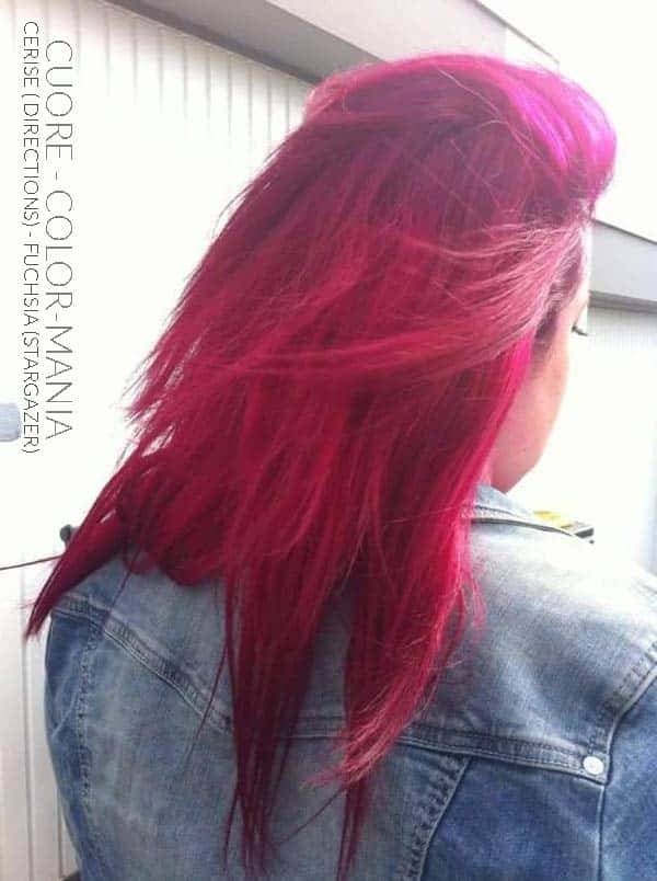 Merci Cuore :) Coloration Cheveux Rose Cerise - Directions + Fucshia - Stargazer