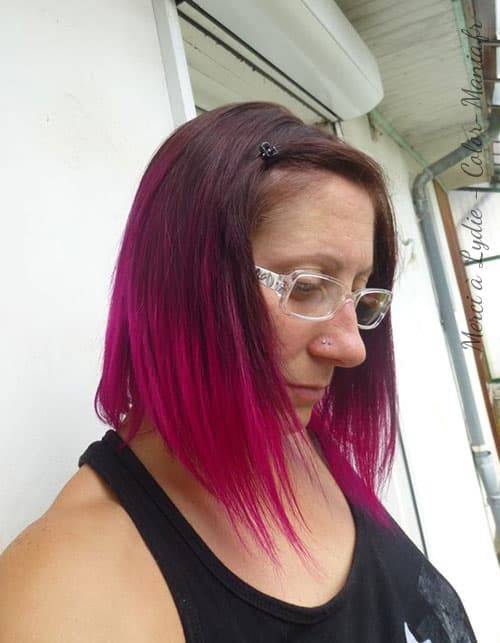 Coloration Cheveux Rose Cerise - Directions