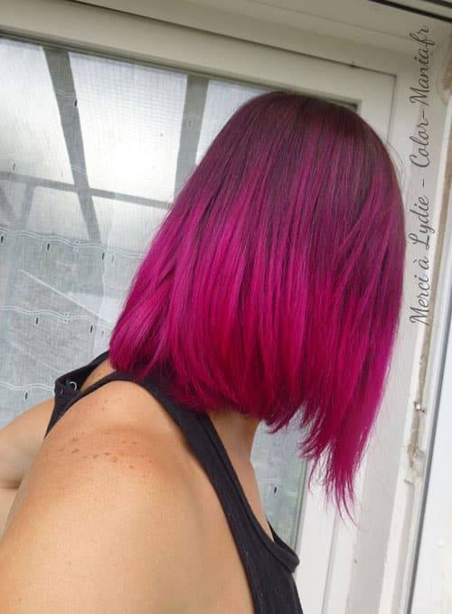 Coloration Cheveux Rose Cerise - Directions