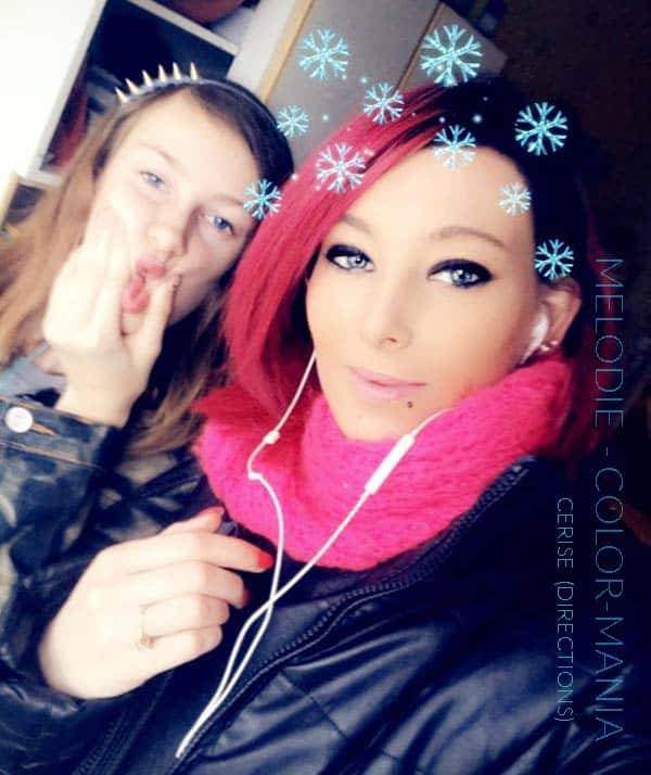 Merci Melodie :) Coloration Cheveux Rose Cerise - Directions | Color-Mania