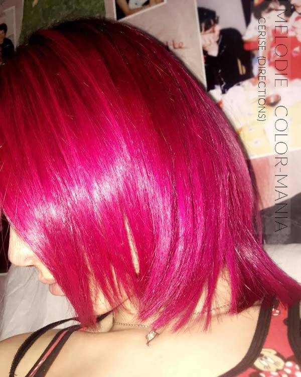 Merci Melodie :) Coloration Cheveux Rose Cerise - Directions | Color-Mania