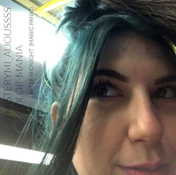 Merci @misterymi_auoussss :) Coloration Cheveux Bleu After Midnight - Manic Panic | Color-Mania