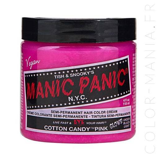 Coloration Cheveux Rose Cotton Candy Pink UV - Manic Panic – Image 6