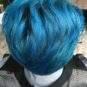 Merci Efflamm Green :) Coloration Cheveux Rockabilly Blue, Pastelizer et une pointe de voodoo blue - Manic Panic | Color-Mania
