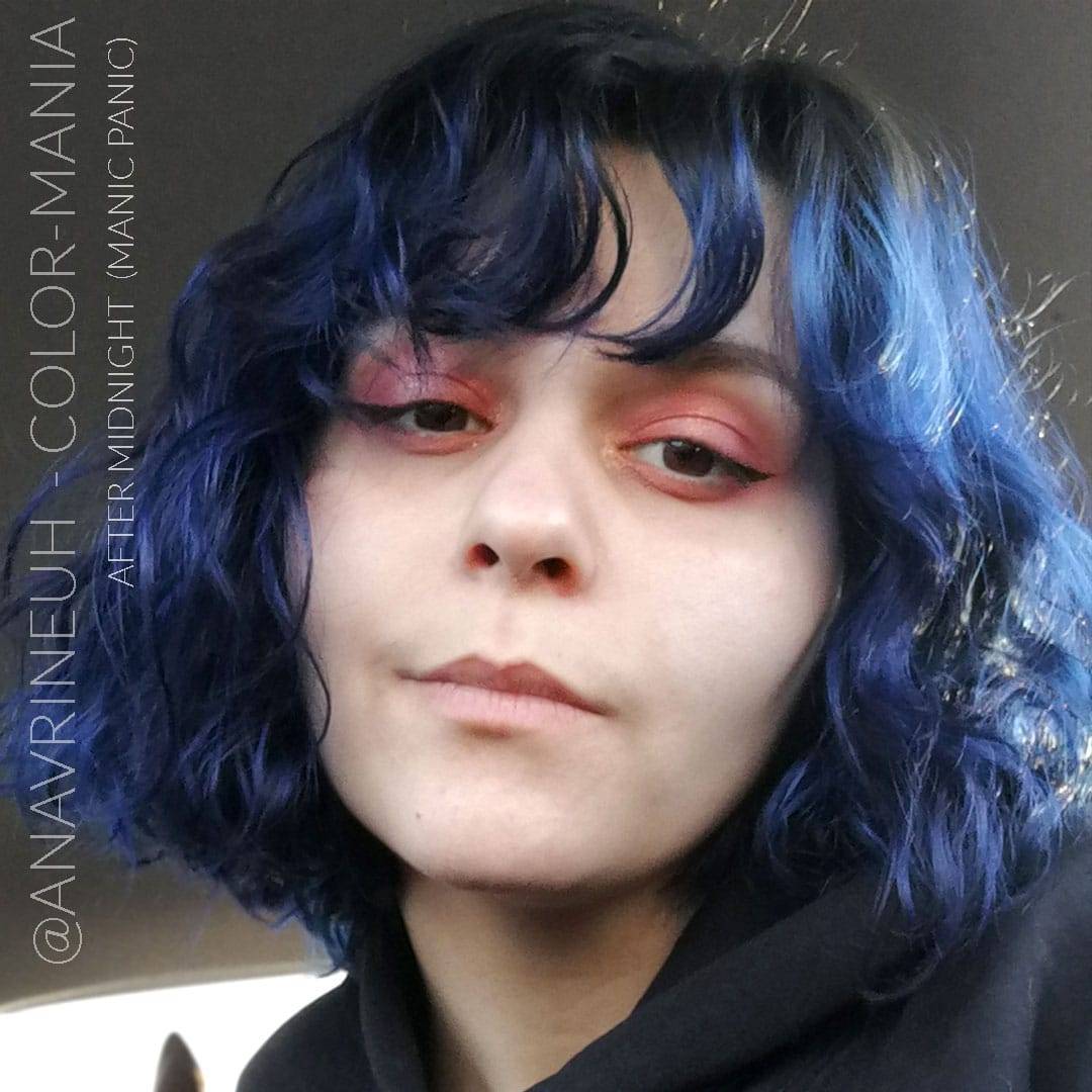 Merci Sara :) Coloration Cheveux Bleu After Midnight - Manic Panic | Color-Mania