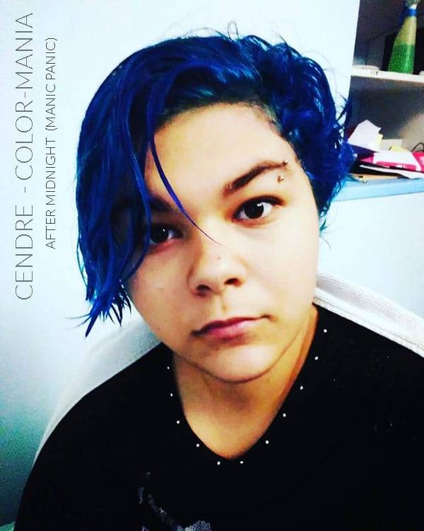 Merci Cendre :) Coloration Cheveux Bleu After Midnight - Manic Panic | Color-Mania