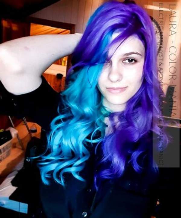 Merci Laura :) Coloration Cheveux Violet Electric Amethyst - Manic Panic | Color-Mania