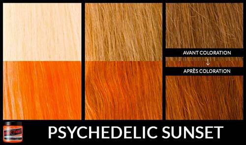 Coloration Cheveux Orange Psychedelic Sunset - Manic Panic | Color-Mania