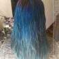 Merci Seiren :) Coloration Cheveux Violet Prune et Bleu Minuit – Directions, Pointes Atomic Turquoise - Manic Panic