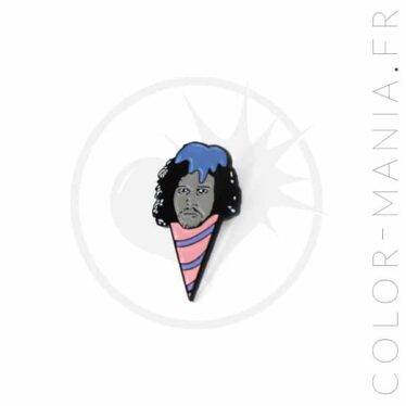 Pin's Jonny Snowcone Rose et Bleu | Color-Mania