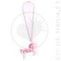 Collier Licorne Squelette Transparent Irisé | Color-Mania