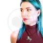 Boucles d'Oreilles Licornes Transparent Irisé | Color-Mania