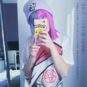 Merci Julie :) Coloration Cheveux Rose Peggy Pink UV - Herman's Amazing | Color-Mania