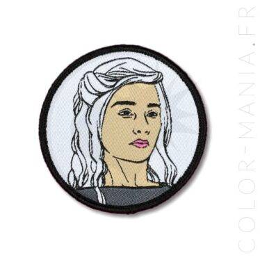 Patch Khaleesi Noir et Blanc | Color-Mania