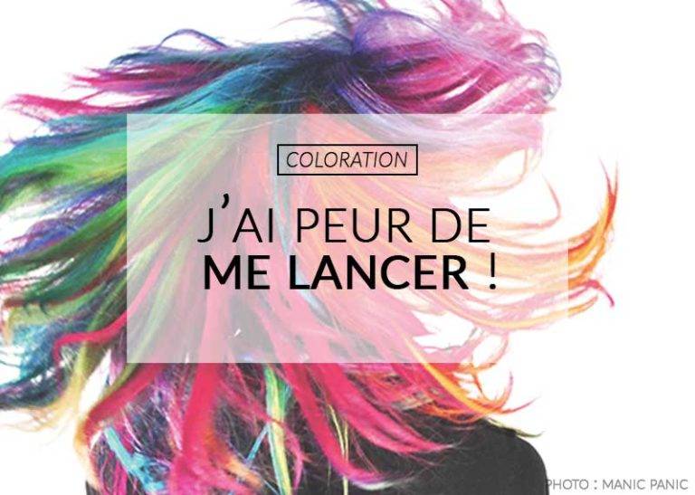 première coloration cheveux