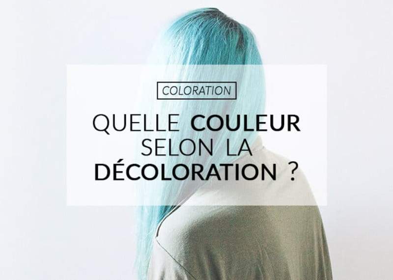 coloration sur cheveux décolorés
