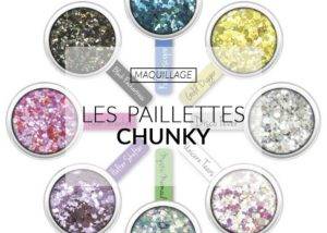 paillettes maquillage color mania