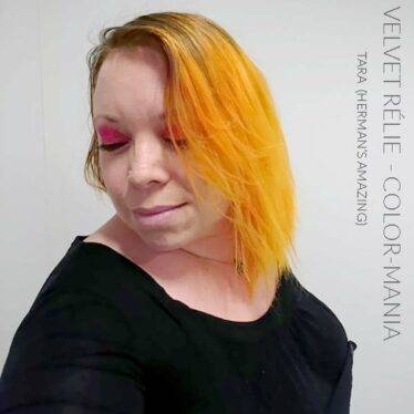 Merci Velvet Rélie :) Coloration Cheveux Mandarine Tara UV - Herman's Amazing | Color-Mania