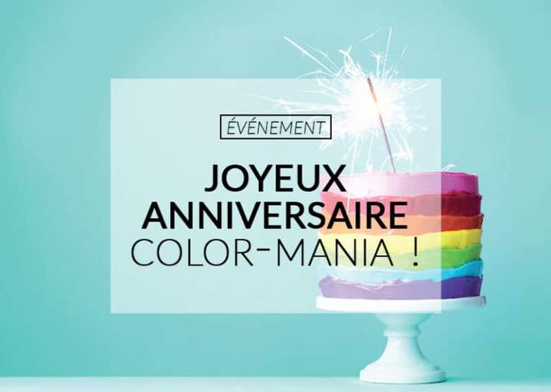 anniversaire color mania