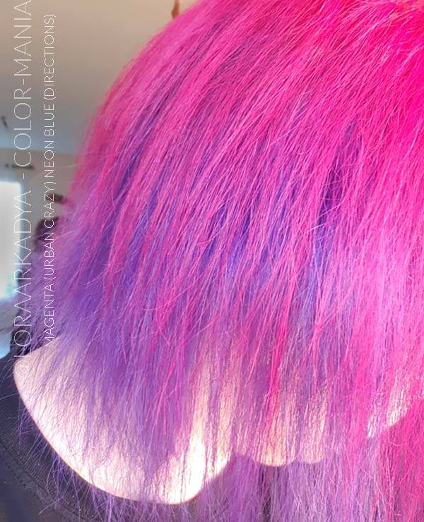 Merci @LoraArkadya :) Coloration Cheveux Rose Magenta - Urban Crazy | Color-Mania