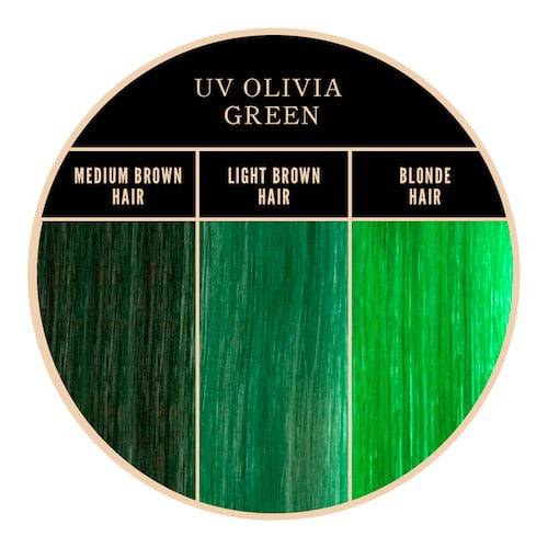 Coloration verte Olivia de Herman's Amazing chez Color-Mania