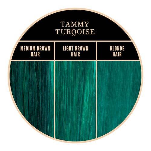 Coloration turquoise Tammy Herman's Amazing chez Color-Mania