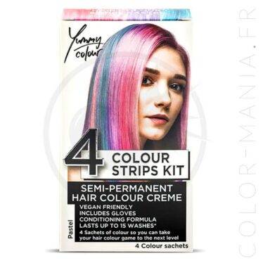 Kit 4 Colorations Mèches Pastel - Yummy Colour | Color-Mania.fr