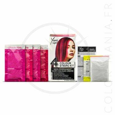 Kit 4 Colorations Mèches Ombré Rose - Yummy Colour | Color-Mania.fr