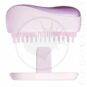 Brosse à cheveux tangle teezer-compact styler lilac gleam vue de la tranche, avec son couvercle de protection color-mania